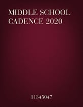 Middle School Cadence 2020 Normal Marching Band sheet music cover
